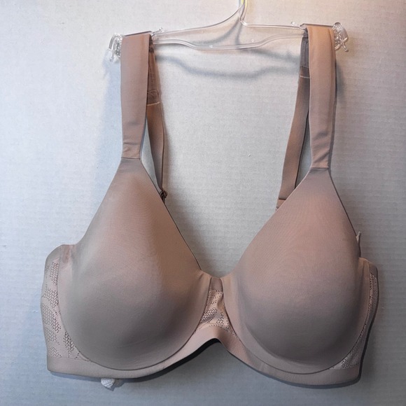 Bali Other - Bali Full Coverage Bra 36C Beige DF4580 Underwire Lace Trim Cushioned Strap